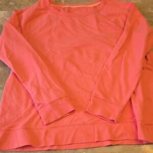 Sonoma Coral Long Sleeve Top